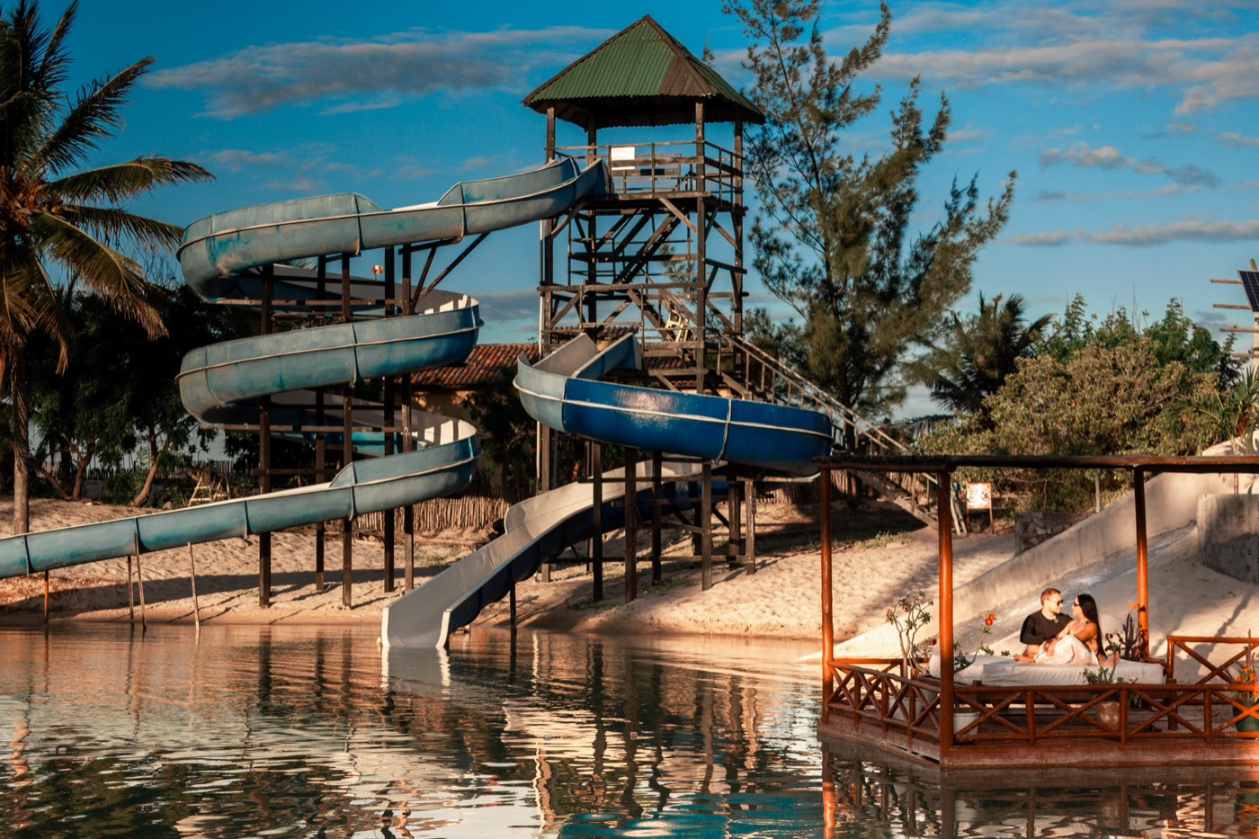 Parque aquático em Canoa Quebrada
